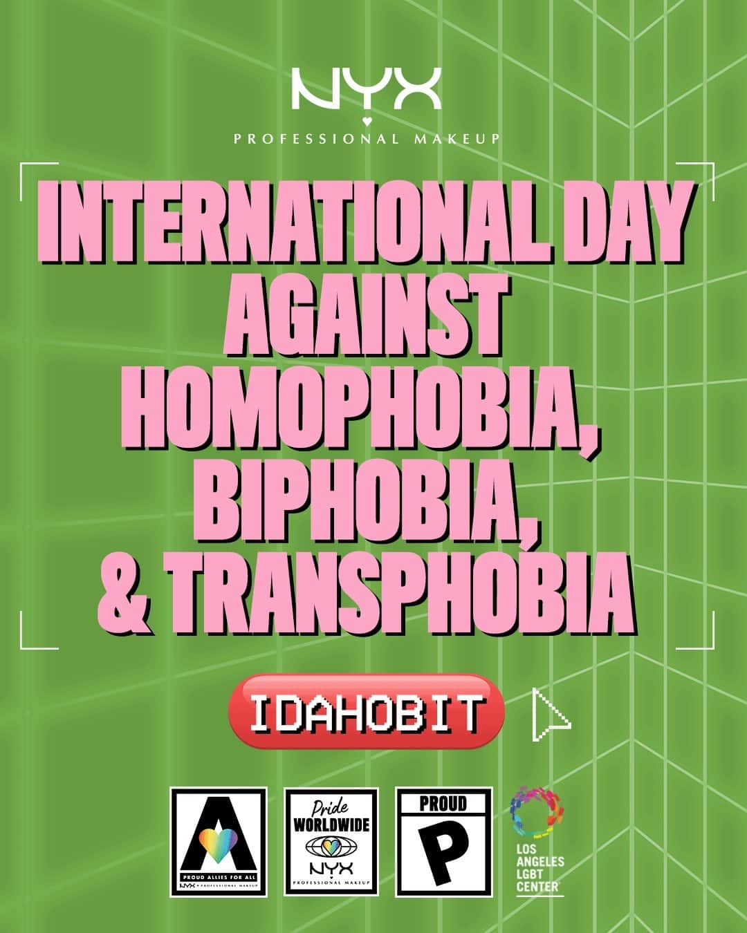 NYX Cosmeticsさんのインスタグラム写真 - (NYX CosmeticsInstagram)「Today is International Day Against Homophobia, Biphobia and Transphobia, let’s show ALLYSHIP + ACTION! 📣  Special thanks to the @lalgbtcenter for helping us to spread awareness and education in honor of Pride month and all year long! 🌈✨     #ProudAlliesForAll #IDAHOBIT2023 #IDAHOT #IDAHOTB #IDAHOBIT」5月18日 3時10分 - nyxcosmetics