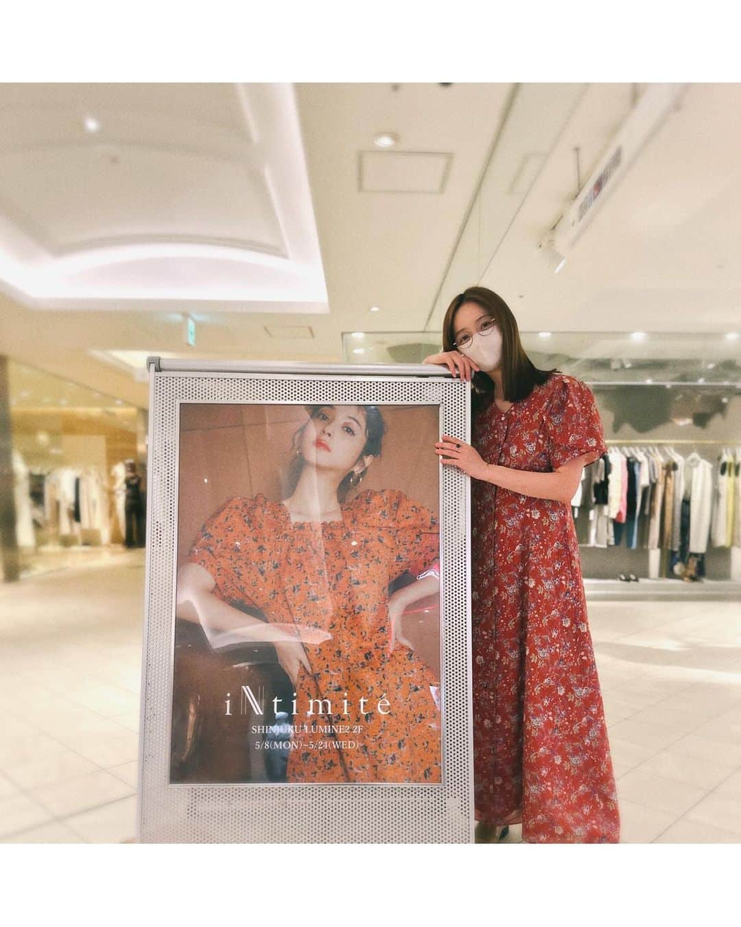 佐々木希さんのインスタグラム写真 - (佐々木希Instagram)「ルミネ新宿にて🛍️  iNtimité、ポップアップショップやってます😊 是非❤︎  因みに今日からルミネ新宿、全館10%offです！  #iNtimité #iNtimitebyEYEVAN」5月18日 15時13分 - nozomisasaki_official