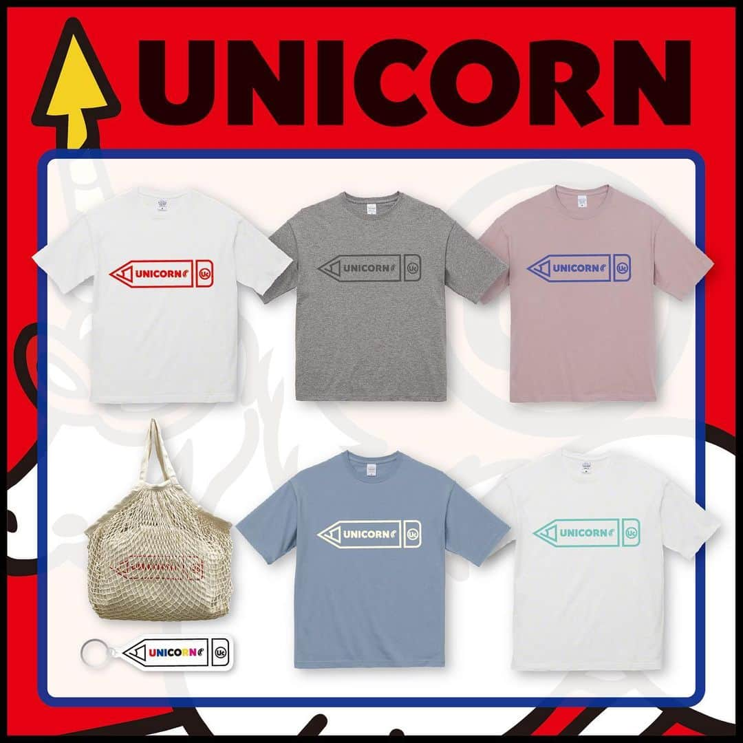 UNICORNさんのインスタグラム写真 - (UNICORNInstagram)「マカロニえんぴつ対バンイベントに、UNICORN Newグッズが登場✨ 明日、5/19（金）Zepp DiverCityにて開催される「マカロニえんぴつ マカロックツアーvol.15 〜あやかりたい!煌めきビューチフルセッション編〜」公演の会場にて販売するNewグッズ「えんぴつロゴグッズ」を大公開‼️16:00～販売開始です🕓」5月18日 15時06分 - unicooornstagram