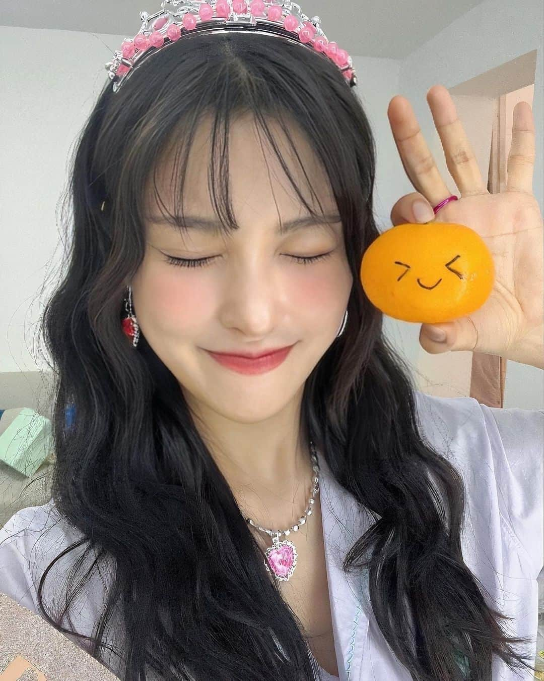 パク・ギュリさんのインスタグラム写真 - (パク・ギュリInstagram)「해피규리데이 D-2 🍊🍊🍊 빨리 만나고 싶엉」5月18日 9時33分 - gyuri_88