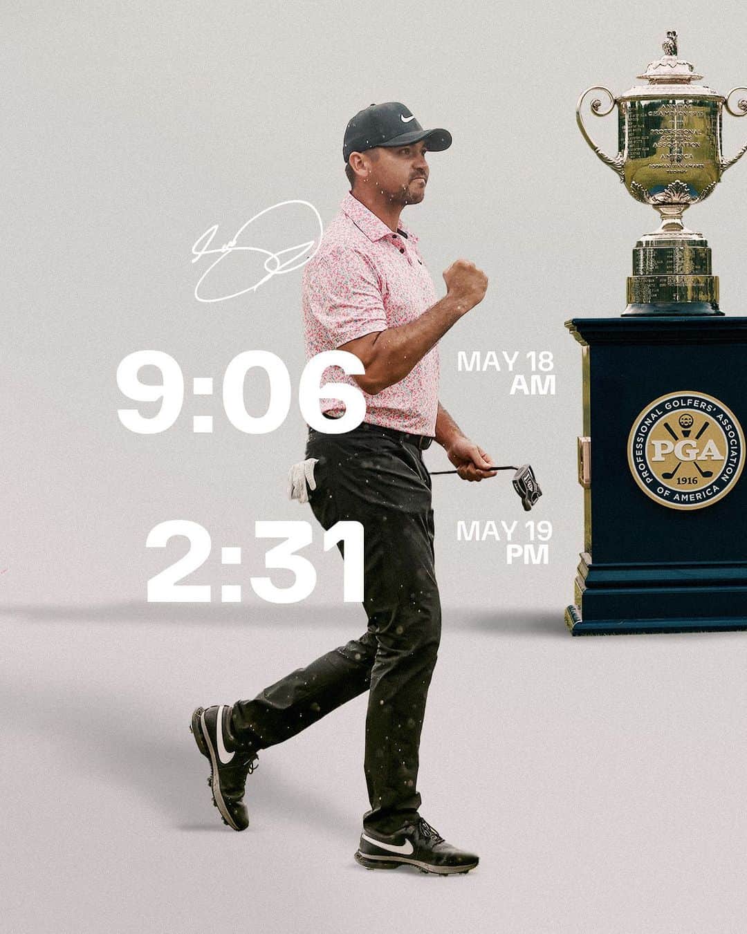 のインスタグラム：「Almost that time @pgachampionship」