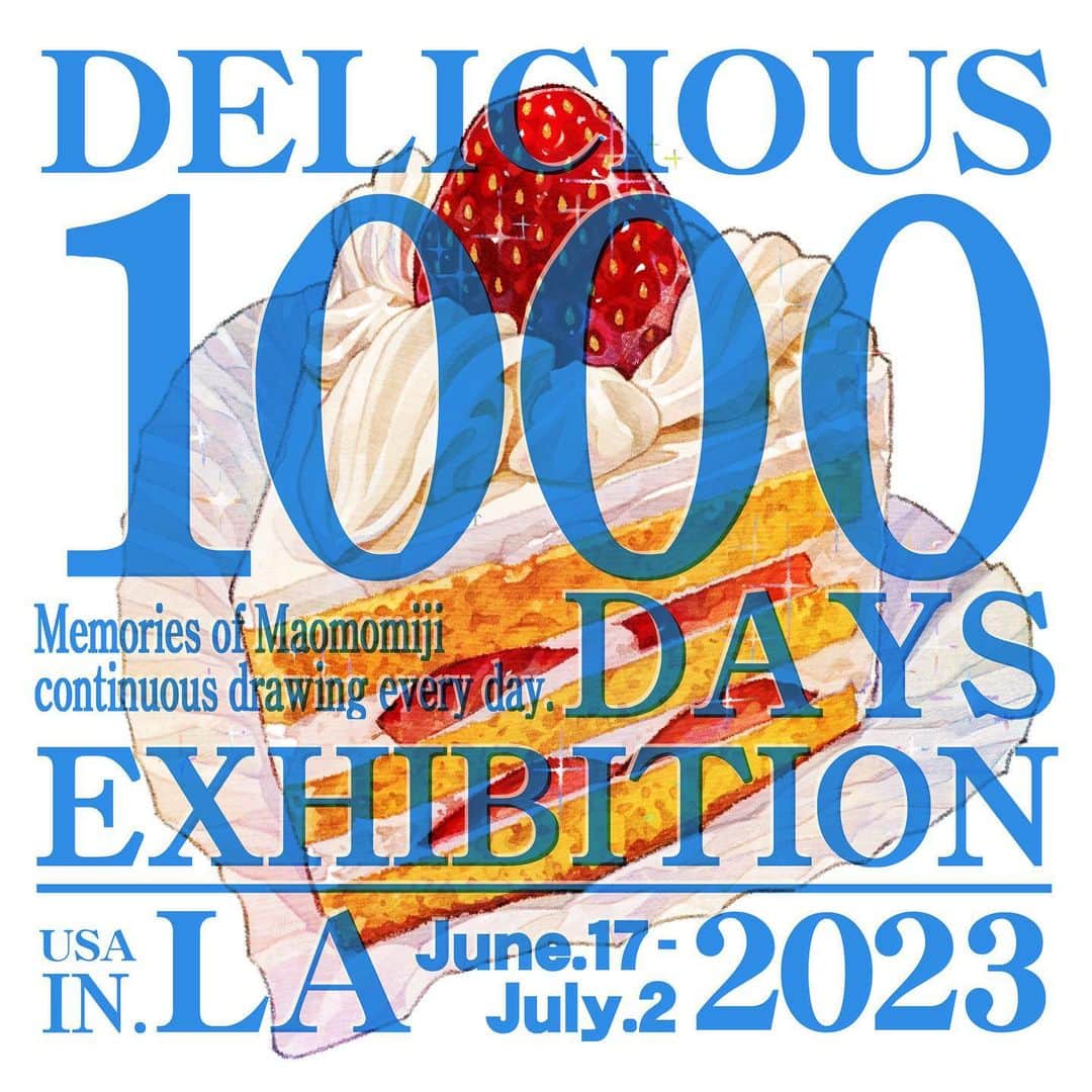 もみじ真魚さんのインスタグラム写真 - (もみじ真魚Instagram)「[Notice] "MAO MOMIJI'S 1000 DELICIOUS DAYS EXHIBITION" will be held at Nucleus Gallery in LA! !  June 17, 2023 - July 2, 2023 Opening Reception / Jun 17, 5:00PM - 8:00PM  It is an exhibition commemorating the 1000th day update every day. Special art book & special artwork will be sold. There are also many other commemorative goods and events. Please come and visit us!  A year has passed since my first solo exhibition last year, which was supported by many people. I have had the opportunity to meet everyone in America again.  A special catering event will also be held on the first day, and ticket sales will be announced later.  【お知らせ】「MAO MOMIJI'S 1000 DELICIOUS DAYS EXHIBITION」がLAのナクラスギャラリーで開催されます！！  June 17, 2023 - July 2, 2023 Opening Reception / Jun 17, 5:00PM - 8:00PM  毎日更新１０００日枚を記念した展示会です。特別アートブック＆スペシャルアートワークを販売します。他にも記念グッズ、イベントも盛りだくさんです。是非遊びに来てね！  #日刊ごはんが好き #foodie #foodieart #dailyilovefood  #毎日更新 #foodillustration #fooddrawing #もみじ真魚 #maomomiji #飯テロ #美食 #gallery #gallerynucleus #1000delicisosdaysexhibition」5月18日 11時01分 - maomomiji