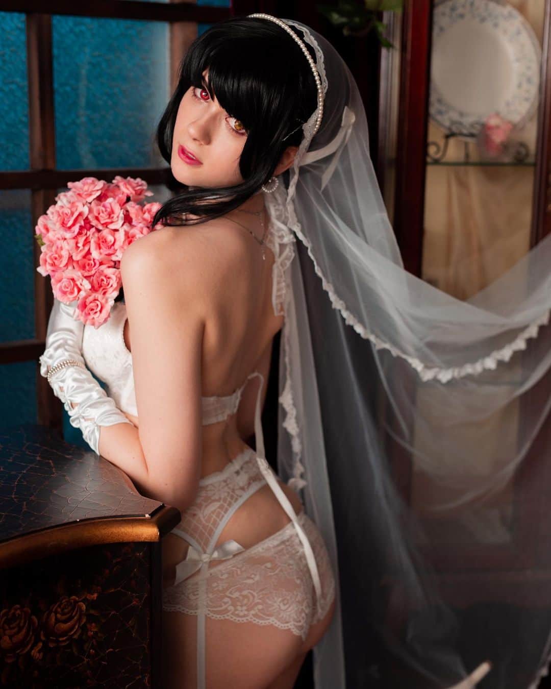 Hirari Ann（ヒラリー アン）さんのインスタグラム写真 - (Hirari Ann（ヒラリー アン）Instagram)「Pretty anime bride 💒 💕  #anime #cosplay #kuromi」5月18日 11時37分 - hirariann
