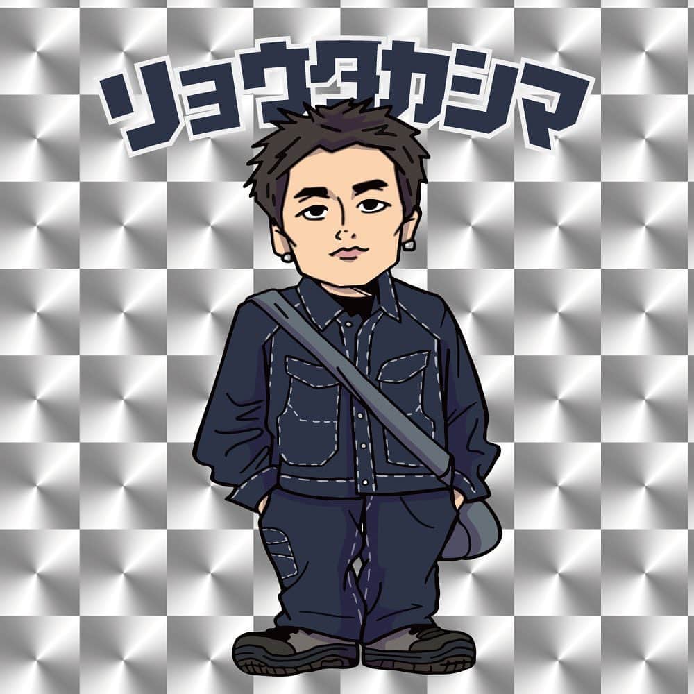 Ryoさんのインスタグラム写真 - (RyoInstagram)「ㅤㅤㅤㅤㅤㅤㅤㅤㅤㅤㅤㅤㅤ New ryotakashiman🚶‍♂️ This sticker is designed by @oilheadjunior  Thank you!😍 ㅤㅤㅤㅤㅤㅤㅤㅤㅤㅤㅤㅤㅤ I love his drawing and thank you so much as always:)!  #ビックリマン風  #ステッカー #リョウタカシマン」5月18日 12時04分 - ryo__takashima