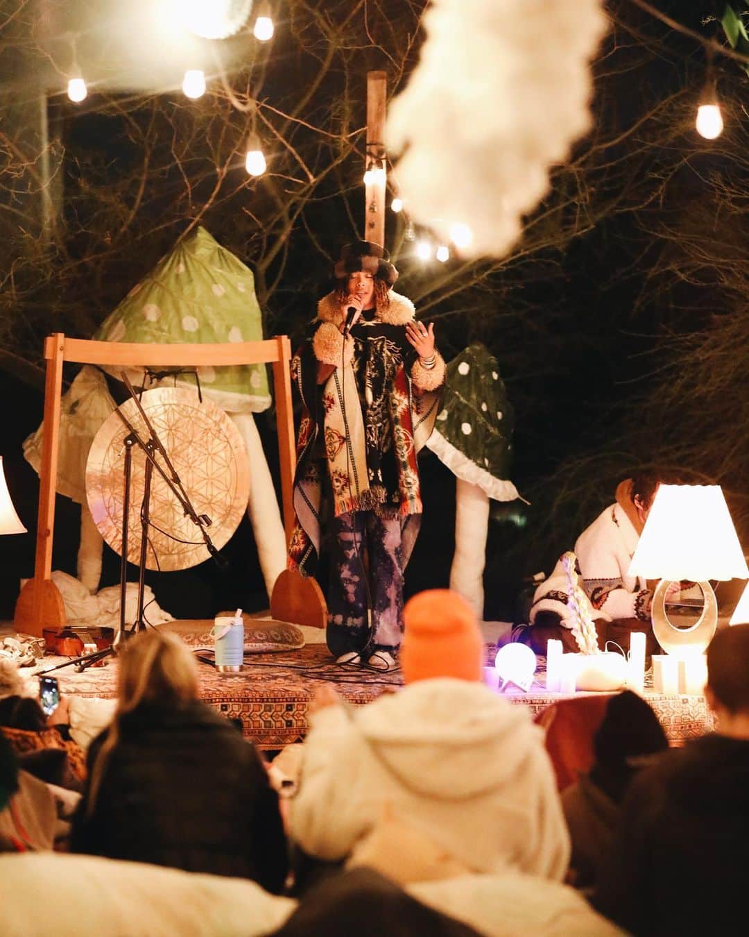 Herizen Guardiolaのインスタグラム：「My first @secularsabbath that was fun singing for you all🧚🏽‍♀️✨」
