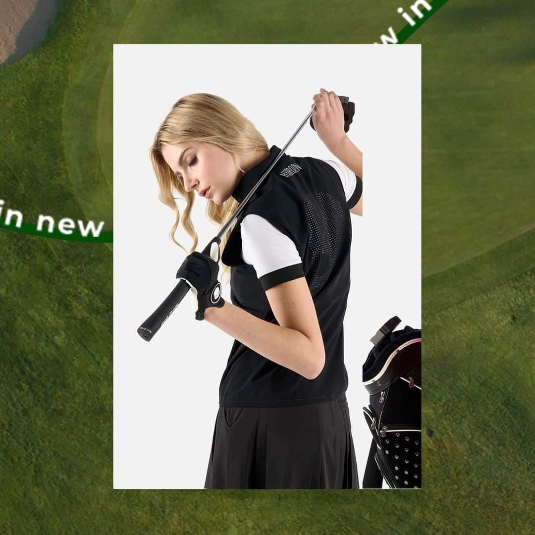 のインスタグラム：「⛳The wait is finally over! Welcome to the future with our brand new women's Hydrogen collection golf spring-summer 2023!  shop now at hydrogen.it  #hydrogen_official #golfcollection #brandnewuniform」