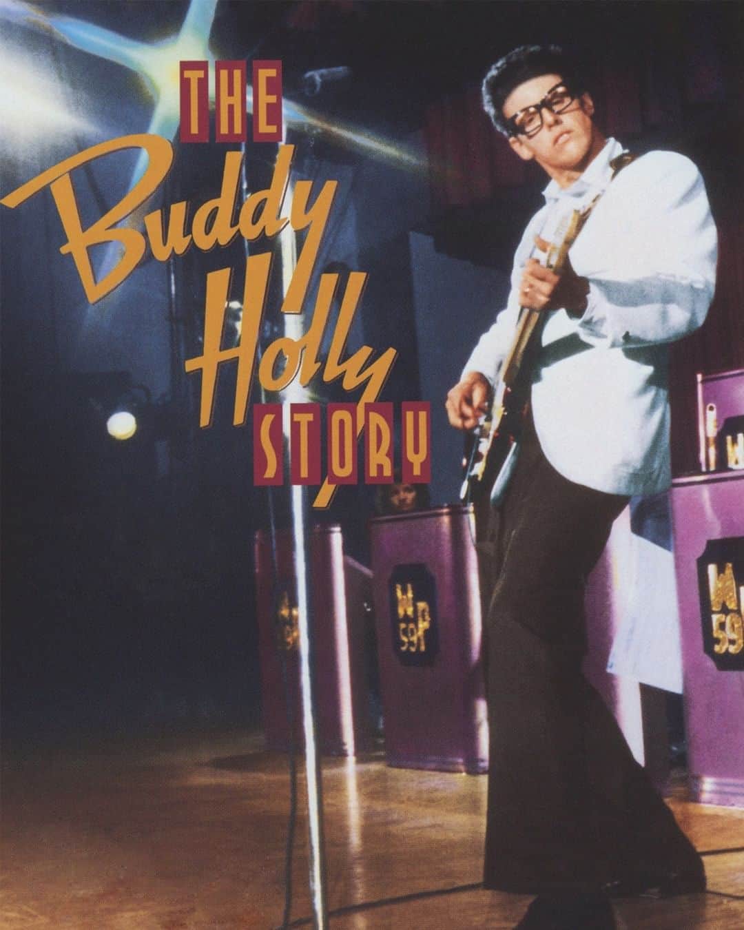 ゴールデングローブ賞のインスタグラム：「45 years since Gary Busey gave us this incredible (and Golden Globe nominated) performance as Buddy Holly! Are you re-watching today to celebrate? 🎸  #45thAnniversary #Film #TheBuddyHollyStory」