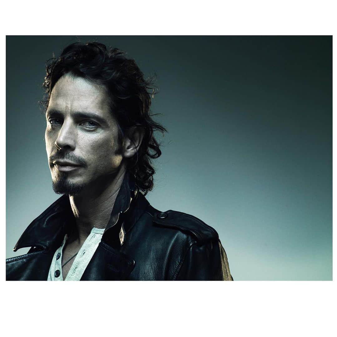 ランドール・スラヴィンのインスタグラム：「Chris Cornell  This is my first session w Chris.」
