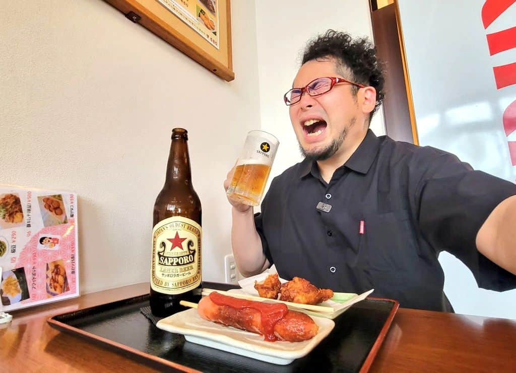 ケニチさんのインスタグラム写真 - (ケニチInstagram)「サウナ後のビール最高🍺 #サウナ　#スーパー銭湯　#銭湯　#ビール　#ケニチ」5月18日 16時12分 - kenichiosaka