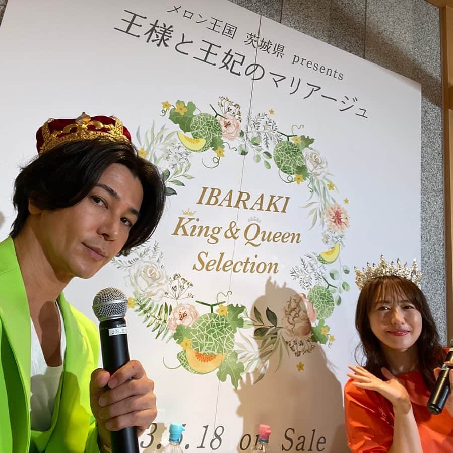 武田真治さんのインスタグラム写真 (武田真治Instagram)「2023.5.18. IBARAKI melon King & Queen selection PR イベントに参加しまし