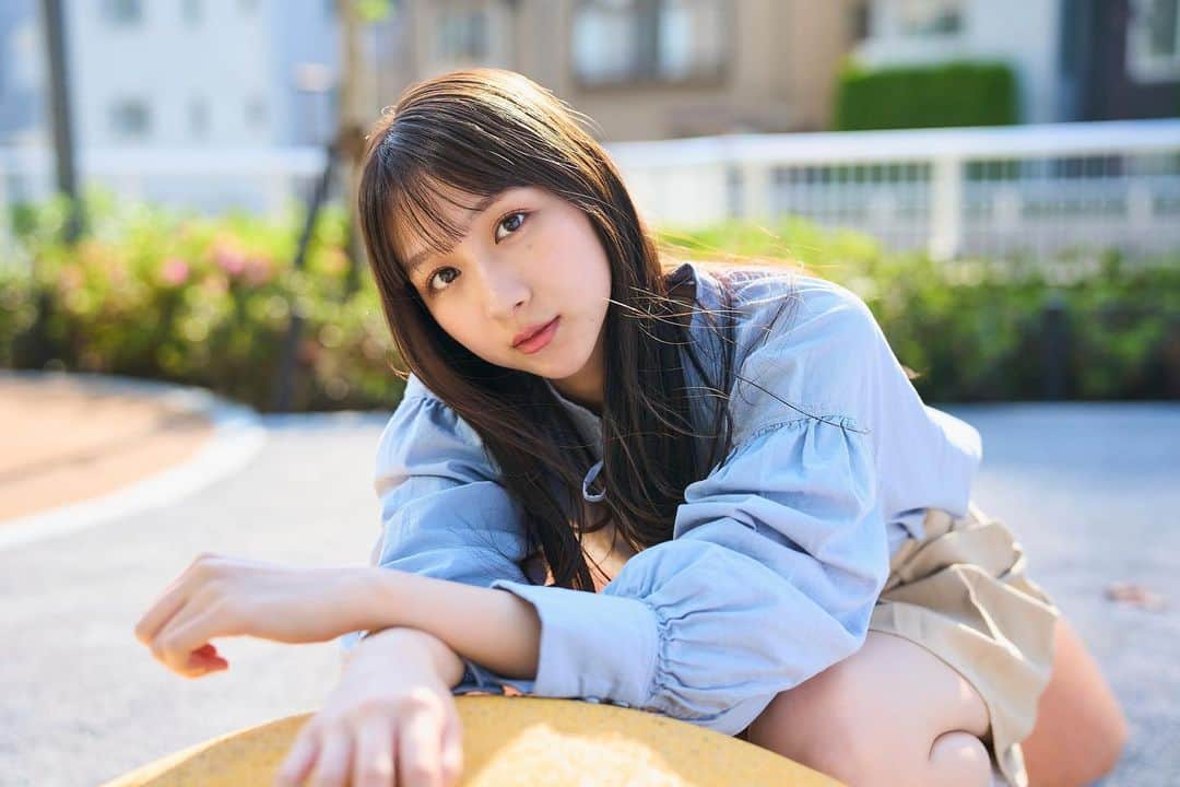 杉本愛里さんのインスタグラム写真 - (杉本愛里Instagram)「これ外バージョン📸☁️ 今日もコメントいっぱいしてくれ🩵 @heron214」5月18日 18時21分 - 12_airiyade_21