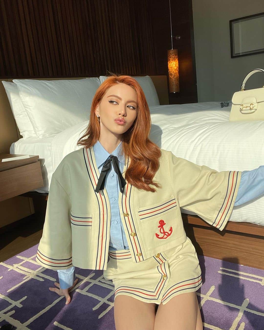 マイ・ダーウィカーのインスタグラム：「Love @gucci thanks for having me 💕#guccicruise24」