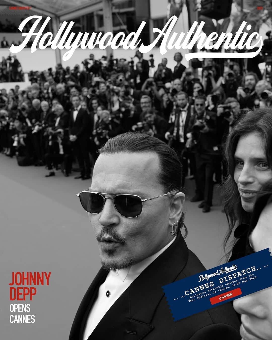 ジョニー・デップのインスタグラム：「You can call it a comeback, but as @johnnydepp tells @gregwilliamsphotography, “I mean, you have to have gone away to come back. I didn’t go nowhere...”   In the car en route to the world premiere of Jeanne Du Barry, Depp talks about his tight, mischief-filled friendship with Marlon Brando and what it means to be welcomed back at Cannes.   See the shoot in the special @hollywoodauthentic Cannes Dispatch issue, at the link in bio.  #JohnnyDepp #HollywoodAuthentic #JeanneDuBarry #Cannes #CannesFilmFestival #Leica #GregWilliamsPhotography #GregWilliams」