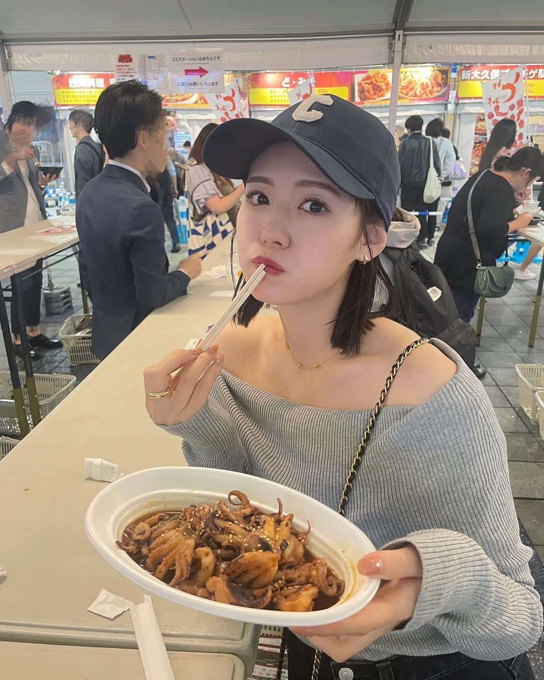 井口綾子さんのインスタグラム写真 - (井口綾子Instagram)「激辛フェスのスーパー辛いラーメン調子乗って食べたらほんとに辛くて悶絶した🔥🥹 でも今考えると全然食べれるような気がしてくるから激辛って不思議🥺」5月18日 19時15分 - ayako_inokuchi