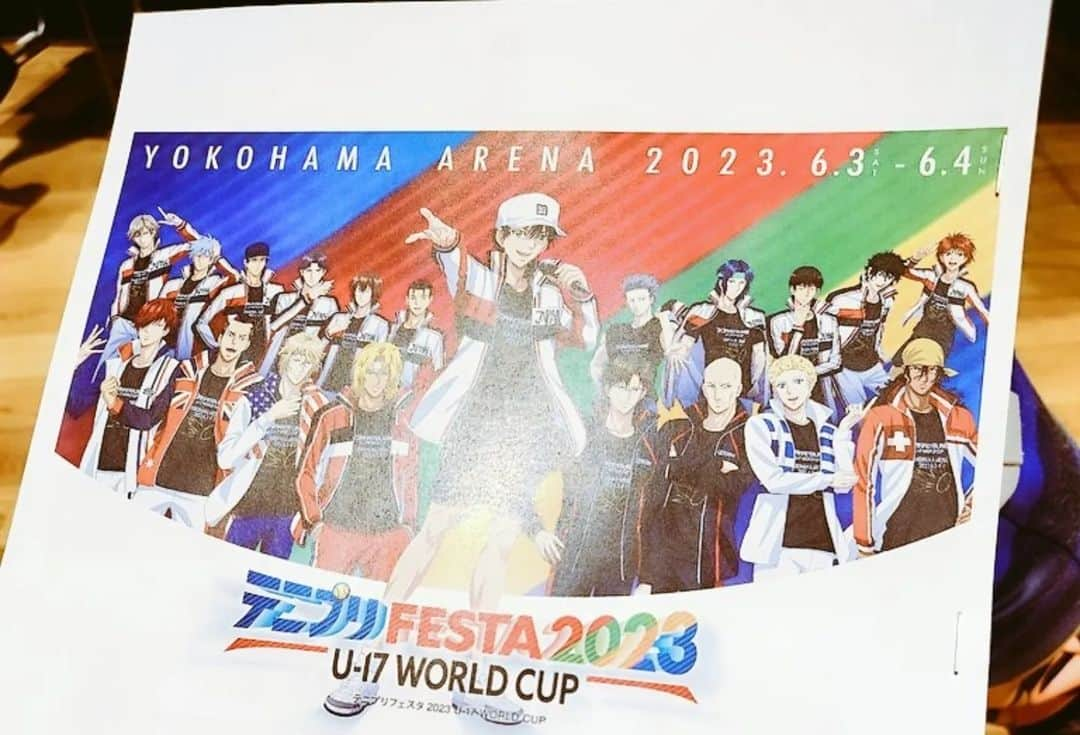 置鮎龍太郎さんのインスタグラム写真 - (置鮎龍太郎Instagram)「今日はこちらのリハーサルでした！  バラバラだけど、ちょっとずつ擦り合わせるわよ(^^)/  本番は6/3(土)、4(日) 横浜アリーナにて  #新テニスの王子様 #テニフェス2023   #置鮎龍太郎 #新垣樽助 #森久保祥太郎 #津田英佑 #小野坂昌也 #近藤孝行 #川本成 #Kimeru #甲斐田ゆき #高橋広樹 #UZA #緑川光」5月18日 19時28分 - chikichikiko