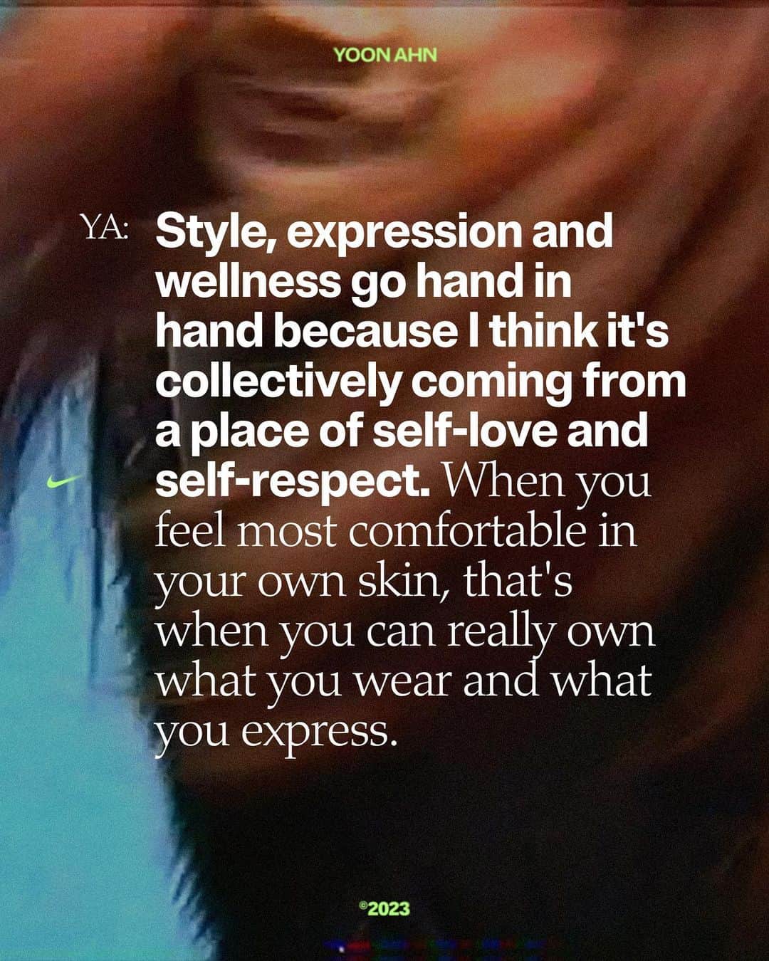 Nike Womenさんのインスタグラム写真 - (Nike WomenInstagram)「Expressing your most authentic style is a form of self-love. For Yoon Ahn, style, expression, and wellness go hand-in-hand.  Our creative collaborator @yoon_ambush has been a driving force with Nike pushing the edges of fashion. NIKE X AMBUSH® thrives with inclusive pieces that innovate on classic Nike silhouettes. This year, she has so much more in store that will continue to inspire all lovers of style. #TeamNike  Photography by Renell Medrano @renellaice  Styled by herself @yoon_ambush  Cinematography by Charlie McHarg @appleshift4  Organic Capture by Maya Spangler @stolenbesos」5月19日 1時00分 - nikewomen