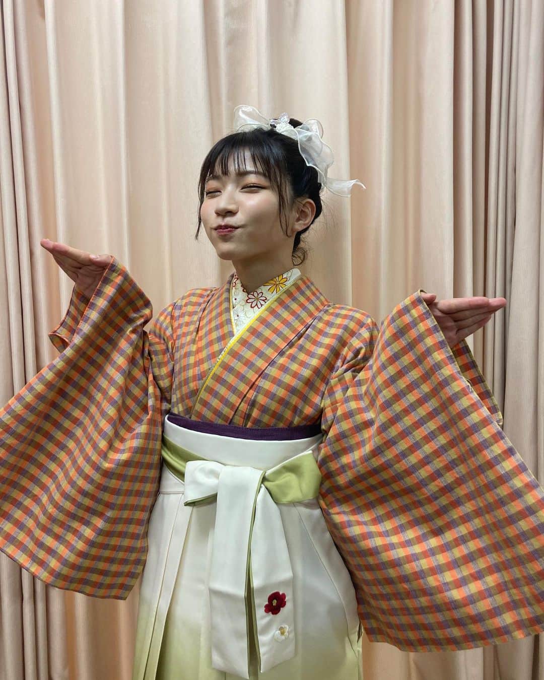 横道侑里のインスタグラム：「開き直るのが得意。 になりたいです！笑」