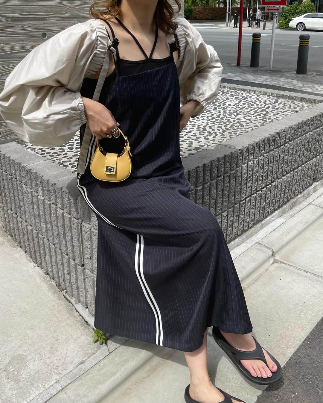 archives_officialさんのインスタグラム写真 - (archives_officialInstagram)「【limited】PICK UP ITEM💞 " mulch way bolero×camisole one-piece " black / off white / navy  "23'SUMMER☀️" LUMINE各店舗・EC限定アイテム紹介🌳✨」5月18日 20時09分 - archives__official