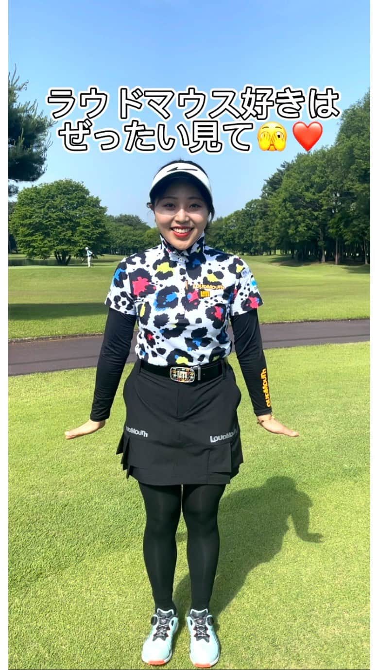 幡野夏生のインスタグラム：「ラウドマウスオンラインショップで、ネオンレオパード柄含む一部対象商品を8000円以上ご購入頂いたお客様に氷嚢プレゼントキャンペーンを実施します👌❤️ １８日0時～２１日23時59分までの期間です🥰❤️ 是非可愛いウェアで一緒にゴルフしましょう！ @loudmouth @loudmouth_japan_official *  またオンラインサイトのURLは下記から↓ https://jp.loudmouth.com/ #ラウドマウス #loudmouth #lmclip #ラウドマウスコーデ #チームラウドマウス * #幡野夏生のプロゴルファーに私はなる #YouTube #YouTuber #ゴルフ #ゴルフスイング動画 #ゴルフスイング改造 #女子ゴルファー #ゴルフ女子 #ゴルフスイング #バーディーダンス #ゴルフ上手くなりたい #キャサリン #プロゴルファー #golf #golfswing #jlpga #lpga」
