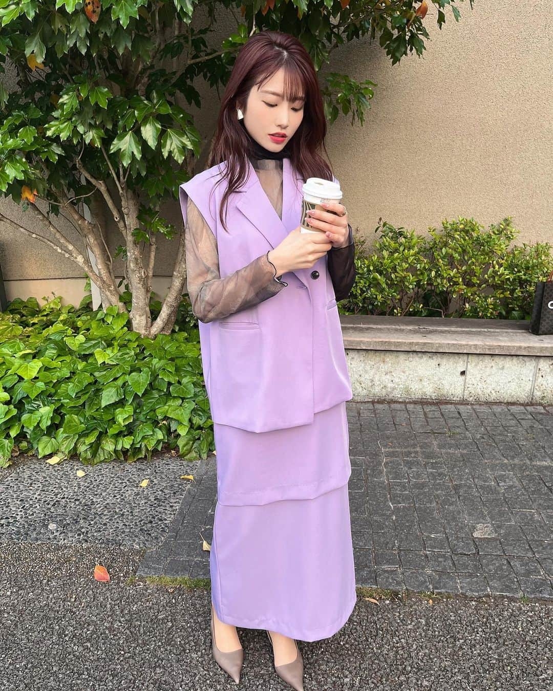 河北彩花さんのインスタグラム写真 - (河北彩花Instagram)「⁡ ⁡ 少し前にお買い物に行ったときのお洋服👗♡゛ ⁡ ⁡ ⁡ 買ったのは冬だったから ずっと早く着たいと思ってたセットアップ🙏🏻´- ⁡ ⁡ ⁡ この色味なかなかないから即決だった～🙌🏻 ⁡ ⁡ 私服はほんとジャンル固まってなくて その日の気分だから意外なのも沢山着てるかも！？😂 ⁡ ⁡  #休日コーデ  #さいかのしふく」5月18日 20時49分 - saika_kawakita__official