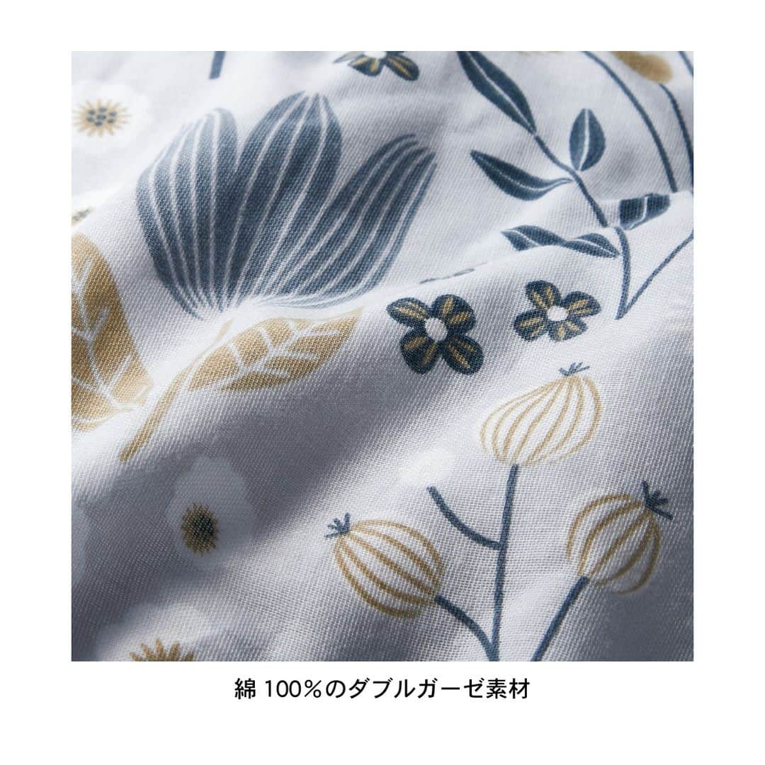 mini_labo_jp(ミニラボ) さんのインスタグラム写真 - (mini_labo_jp(ミニラボ) Instagram)「𓍯   𓂃◌𓈒𓐍  肌ざわりやわらか、シックなカラーも魅力   𓂃◌𓈒𓐍  ☞ソフトダブルガーゼのプリント敷きパッド／ポエティックなお庭  グレートーンの色味が涼しげなデザイン。 表面にやわらかな風合いの綿100%ダブルガーゼを使用しており、洗うほどに肌になじみます。 中わた入りで汗をよく吸い、寝苦しい夜も寝心地をアップ。  急に暑くなってきましたね。敷きパッドもお気に入りのものに買い替えませんか？  #minilabo #ミニラボ #ベルメゾン #BELLEMAISON #チュニック #夏寝具 #敷きパッド #寝室インテリア #丁寧な暮らし #刺繍 #おしゃれな暮らし #日常を大切に #暮らしを楽しむ #シンプルに暮らす」5月18日 21時01分 - mini_labo_jp