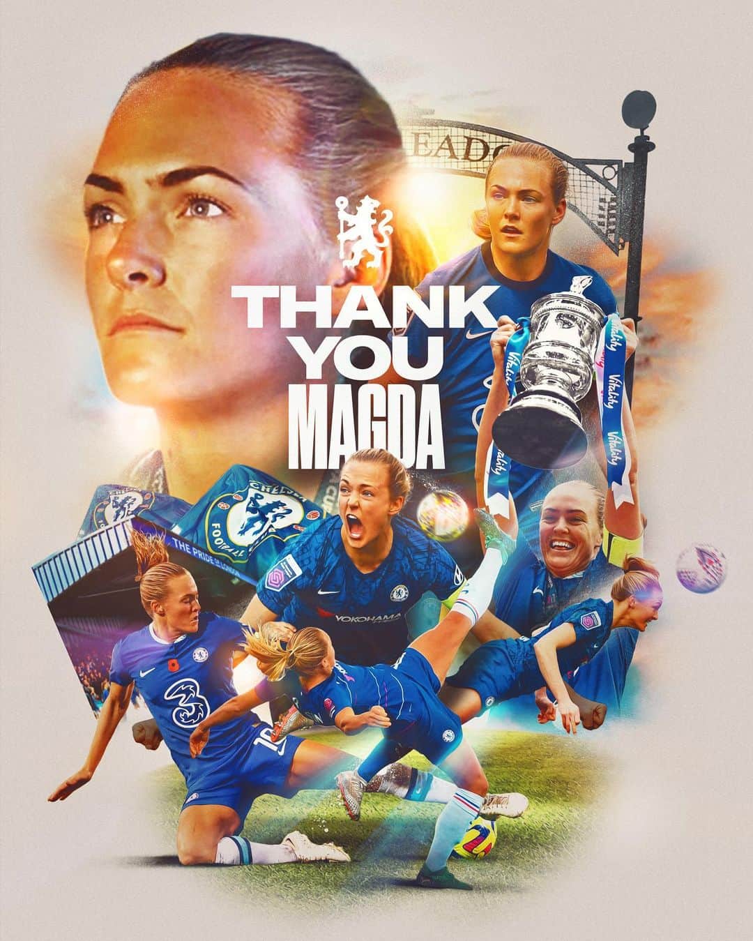 チェルシーFCさんのインスタグラム写真 - (チェルシーFCInstagram)「Six incredible years, three as captain. Thank you for everything, @MagdalenaEriksson16. 💙」5月18日 21時54分 - chelseafc