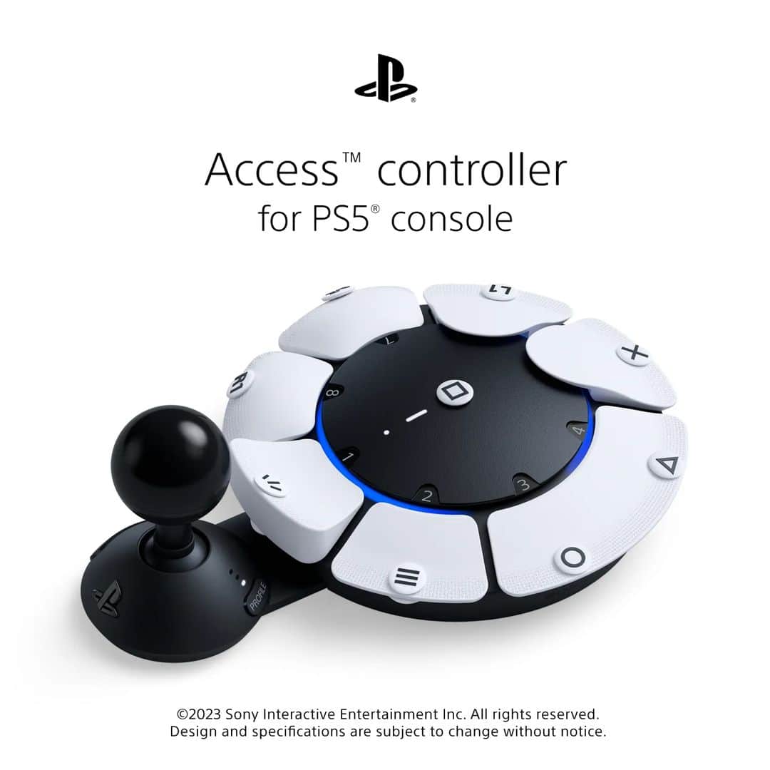 PlayStationのインスタグラム：「Join us in celebrating Global Accessibility Awareness Day as we share new images and details on the Access controller for PS5, designed in collaboration with the accessibility community.   Learn more at PS Blog.」