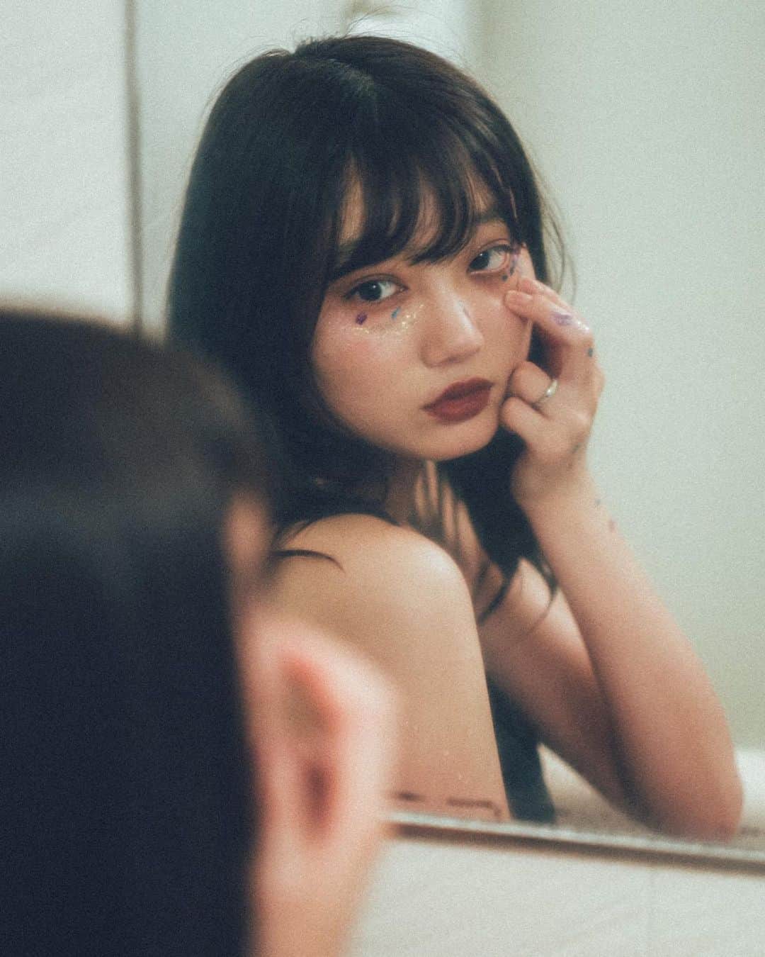 井口りおのインスタグラム：「🖤」