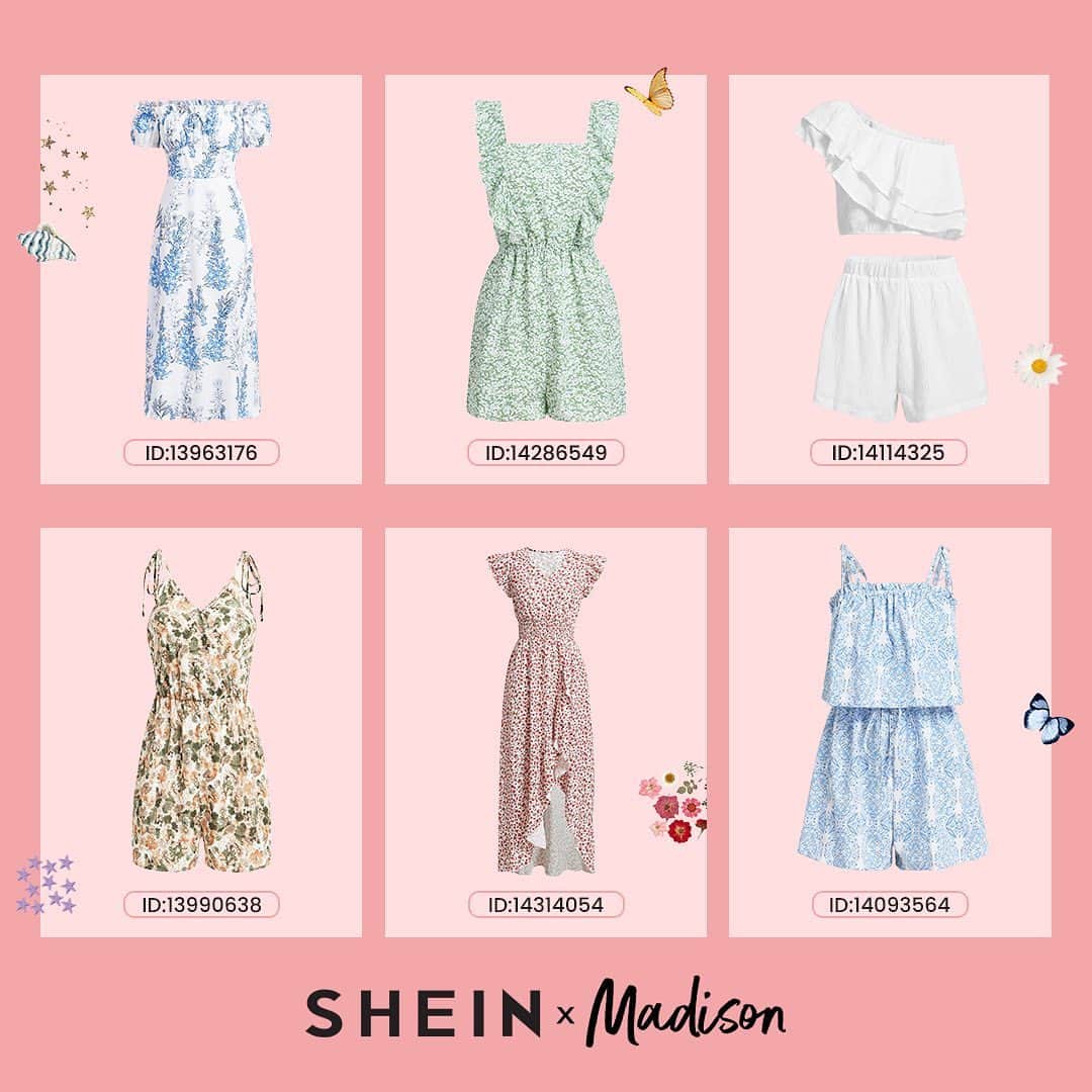 SHEINさんのインスタグラム写真 - (SHEINInstagram)「Flowy dresses and floral patterns make for the perfect summer outfit 🌼 Shop the #SHEINxMadison Collection for you and your loved one's!  🔗:https://shein.shop/okipm7x  #SHEINxMadison」5月18日 22時21分 - sheinofficial
