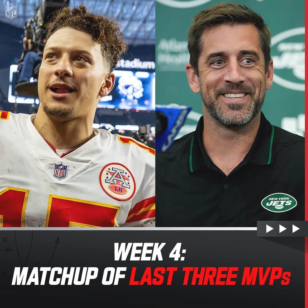 NFLさんのインスタグラム写真 - (NFLInstagram)「@patrickmahomes vs. @aaronrodgers12 for the first time 🍿」5月18日 22時46分 - nfl