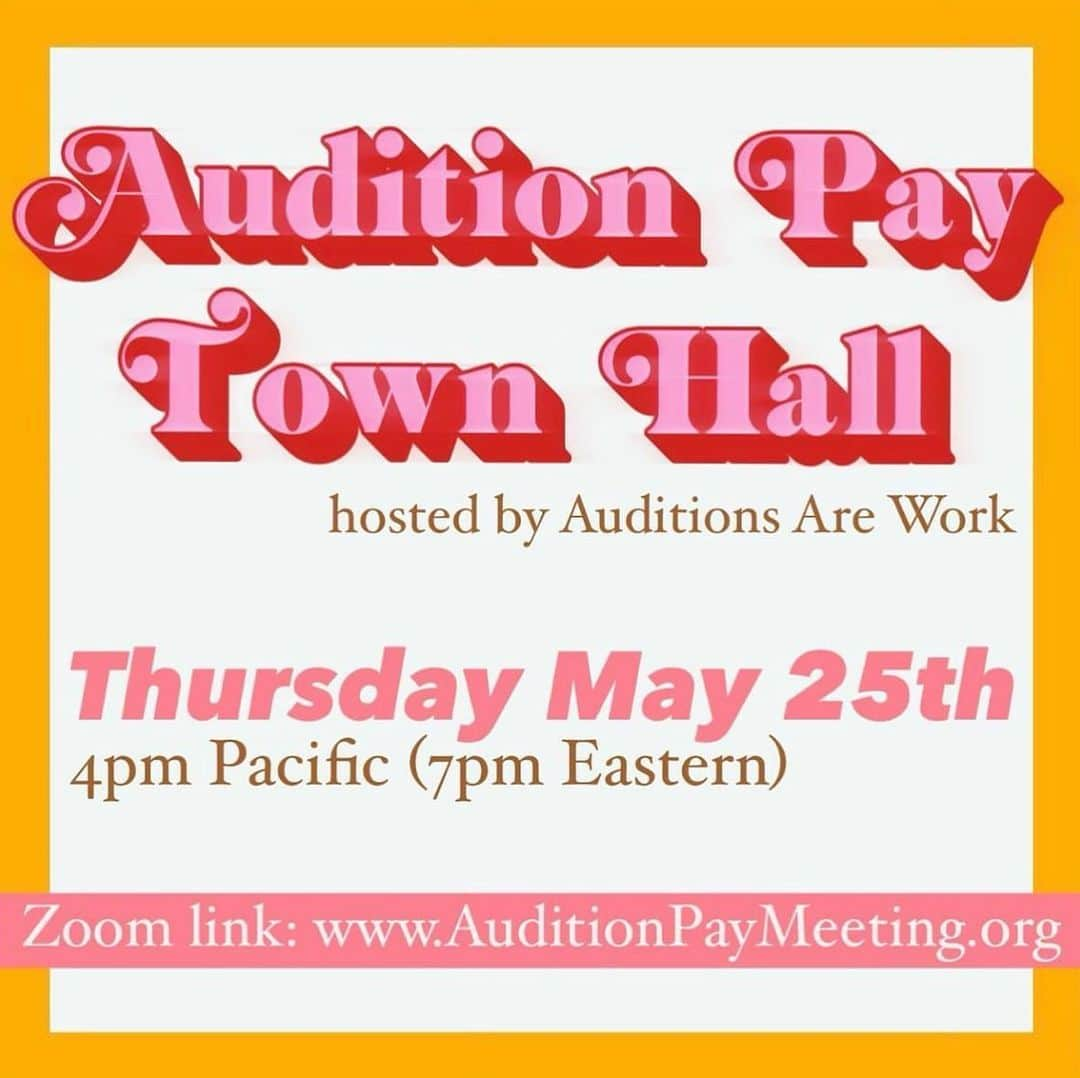 タヴィ・ゲヴィンソンさんのインスタグラム写真 - (タヴィ・ゲヴィンソンInstagram)「Performers, did you know you’re supposed to be paid half the scale day rate for auditions? It’s in the @sagaftra contract!  I’ve spent the last months working with other union members to create AuditionsAreWork.org, a contract education resource and call to action. Our new contract vote is coming up, the WGA is on strike, there’s seldom been a better time for performers to talk about the reality of our work and protect what we are owed.  Go to AuditionsAreWork.org to learn more ☀️ come to our Zoom town hall next week 👩🏼‍💻 @auditionsarework 💛」5月18日 23時01分 - tavitulle