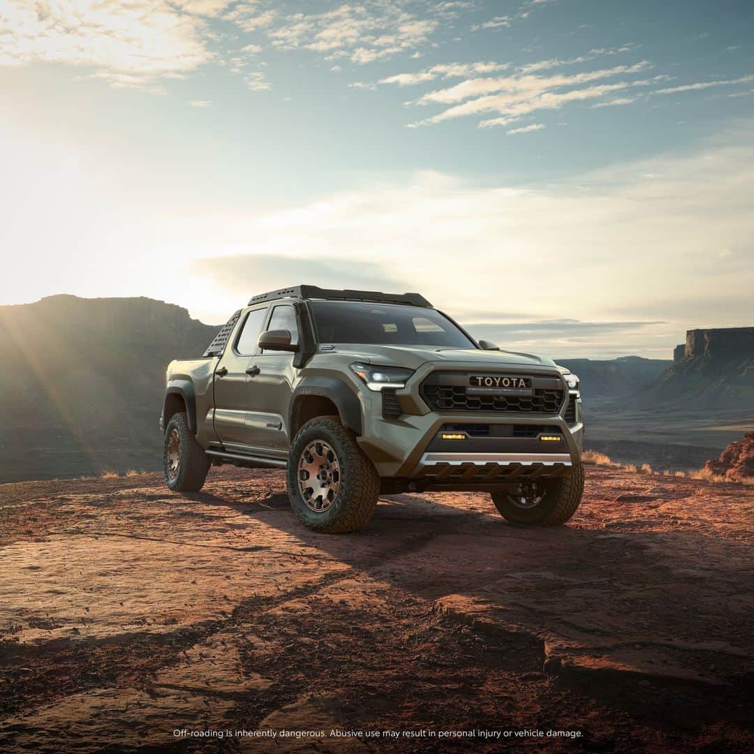 toyotausaさんのインスタグラム写真 - (toyotausaInstagram)「Purpose-built from the ground up. Introducing the first-ever 2024 #Tacoma #Trailhunter. #LetsGoPlaces」5月19日 9時02分 - toyotausa