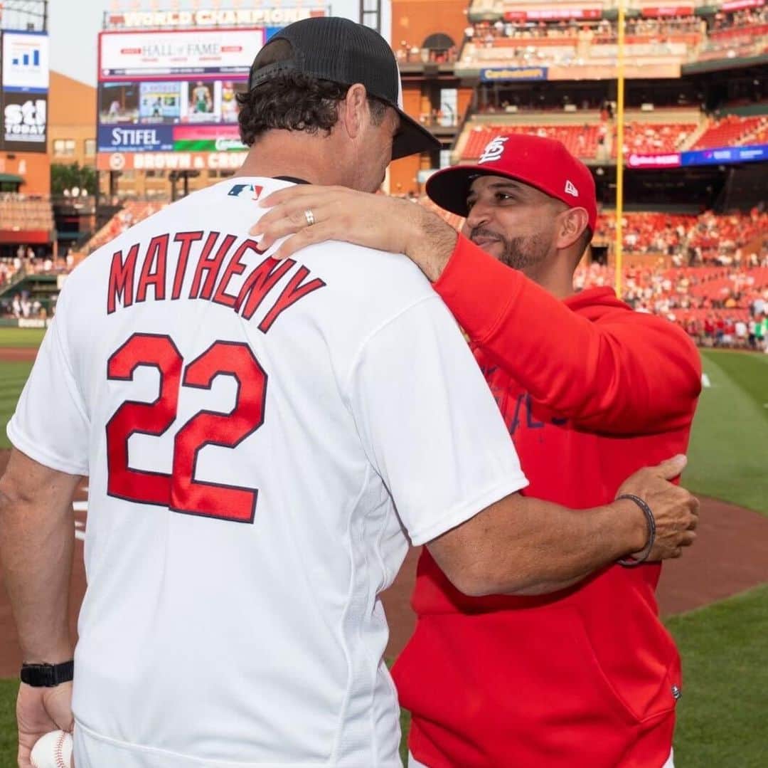 セントルイス・カージナルスさんのインスタグラム写真 - (セントルイス・カージナルスInstagram)「Welcome back, Mike Matheny! ❤️」5月19日 9時11分 - cardinals