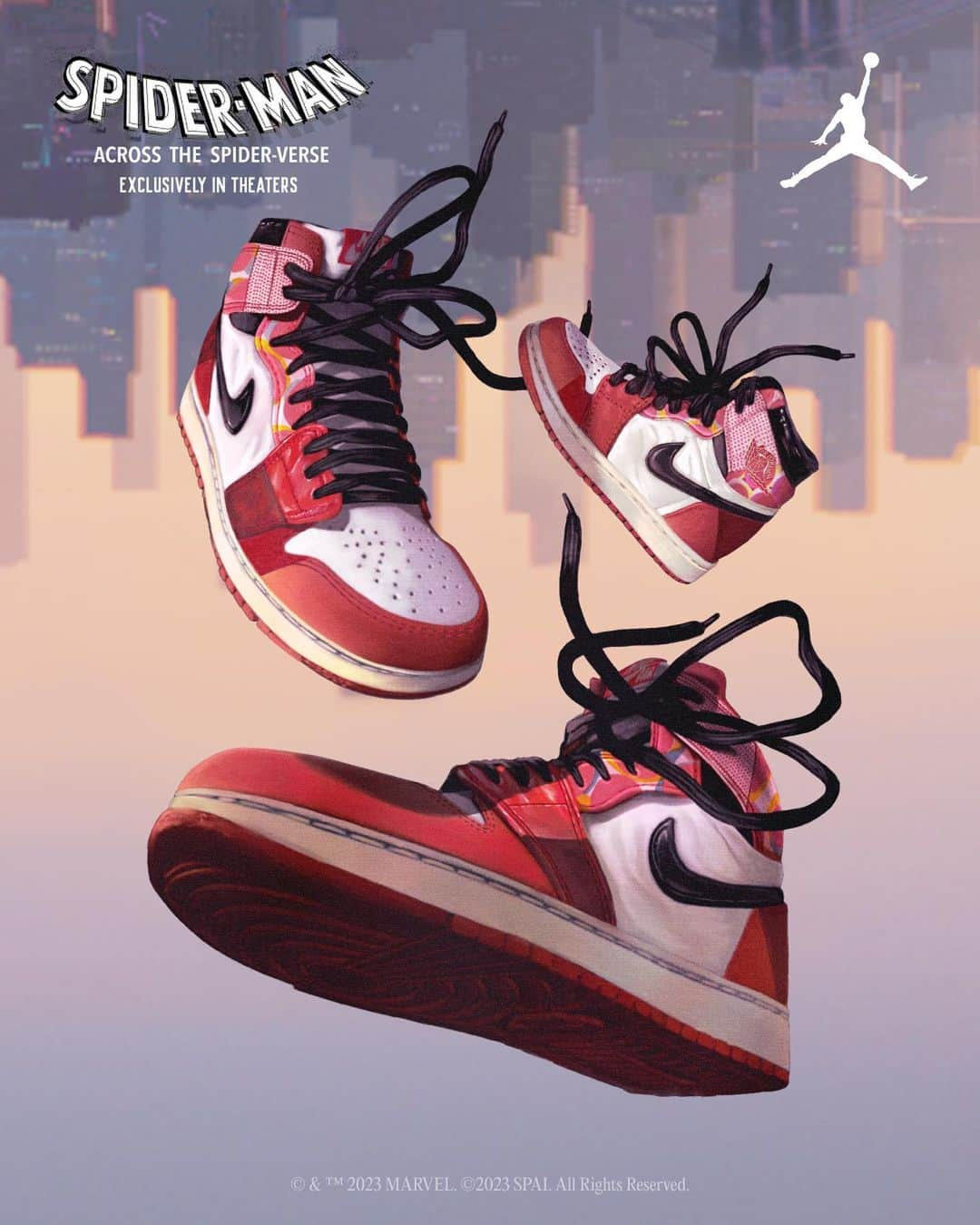 Jordanさんのインスタグラム写真 - (JordanInstagram)「Are you ready to kick it like Miles Morales and step into the Multiverse with the Air Jordan 1 High OG ‘Next Chapter’?   Click the link in the bio to get notified and check out 'Spider-Man: Across the Spider-Verse', exclusively in theaters June 2.」5月19日 1時23分 - jumpman23