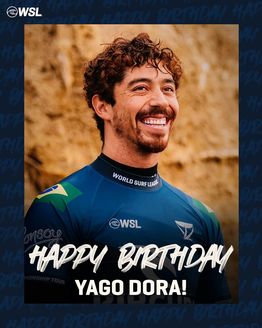 世界プロサーフィン連盟（WSL）のインスタグラム：「Wishing a very happy birthday to @yagodora! 🎂」
