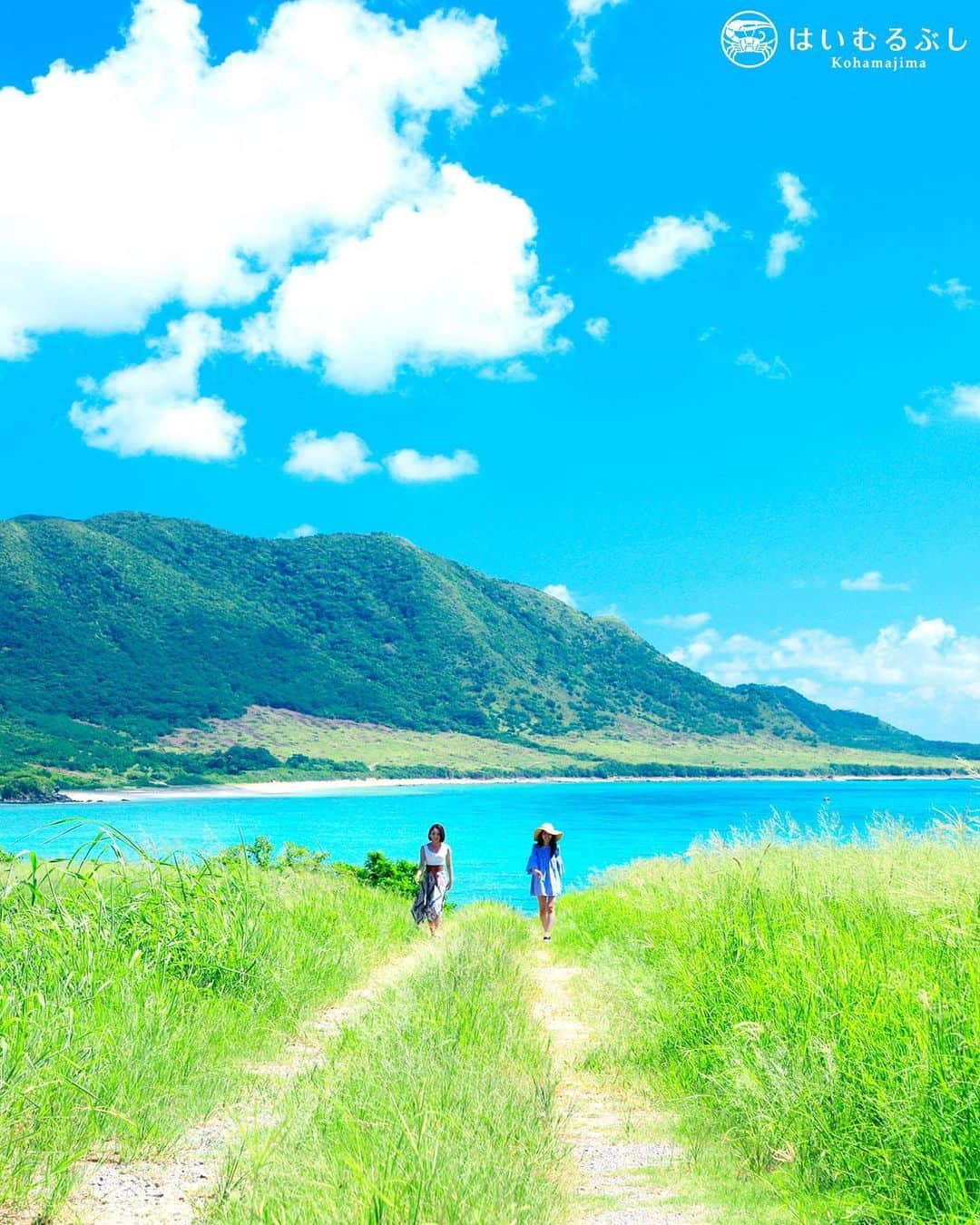 HAIMURUBUSHI はいむるぶしさんのインスタグラム写真 - (HAIMURUBUSHI はいむるぶしInstagram)「小浜島・はいむるぶしから癒しの景色をお届けします。 青いサンゴ礁を一望できる高台から海に向かう轍。 轍の両側には青々と牧草が生い茂り、海風に靡いています。 ここにしかない、沖縄の離島の景色に癒されにお越しください。 #沖縄 #八重山諸島 #離島 #旅行 #サンゴ礁 #海 #景色 #石垣島 #小浜島 #リゾート #ホテル #はいむるぶし  #japan #okinawa #island #travel #beautiful #scenery #blue #sea #resort #hotel #haimurubushi」5月19日 1時36分 - haimurubushi_resorts