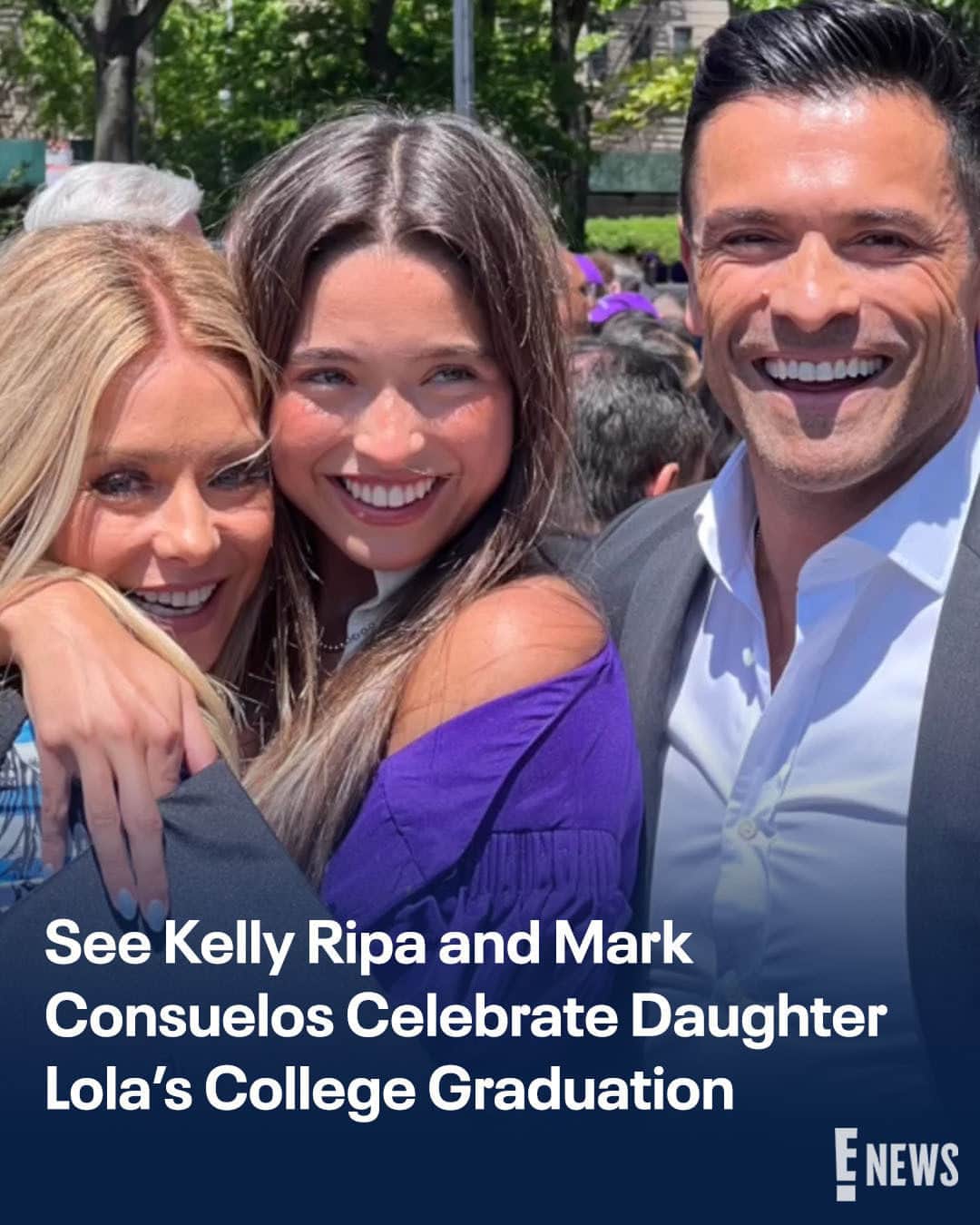 E! Onlineさんのインスタグラム写真 - (E! OnlineInstagram)「Kelly Ripa and Mark Consuelos' daughter Lola Consuelos just turned the tassel. Link in bio to see how they celebrated their daughter's big day as she graduated from New York University. (📷: Instagram)」5月19日 2時10分 - enews