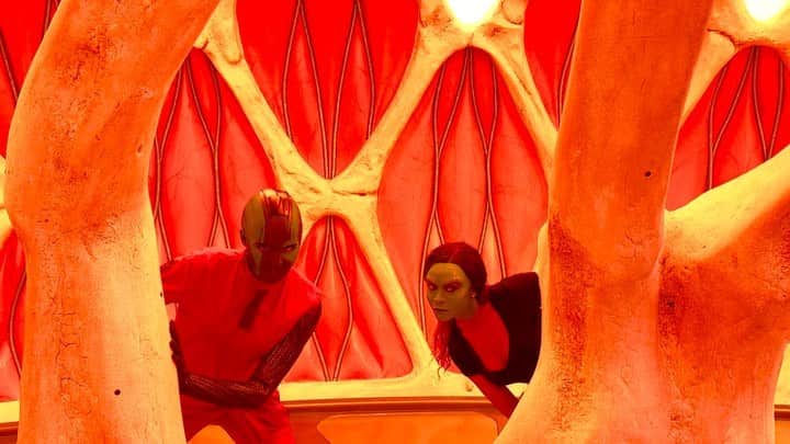 ジェームズ・ガンのインスタグラム：「Who is your favorite character from Guardians of the Galaxy Vol 3? See the movie in theaters now! (Karen and Zoe, I don’t remember doing this). #GotGVol3」