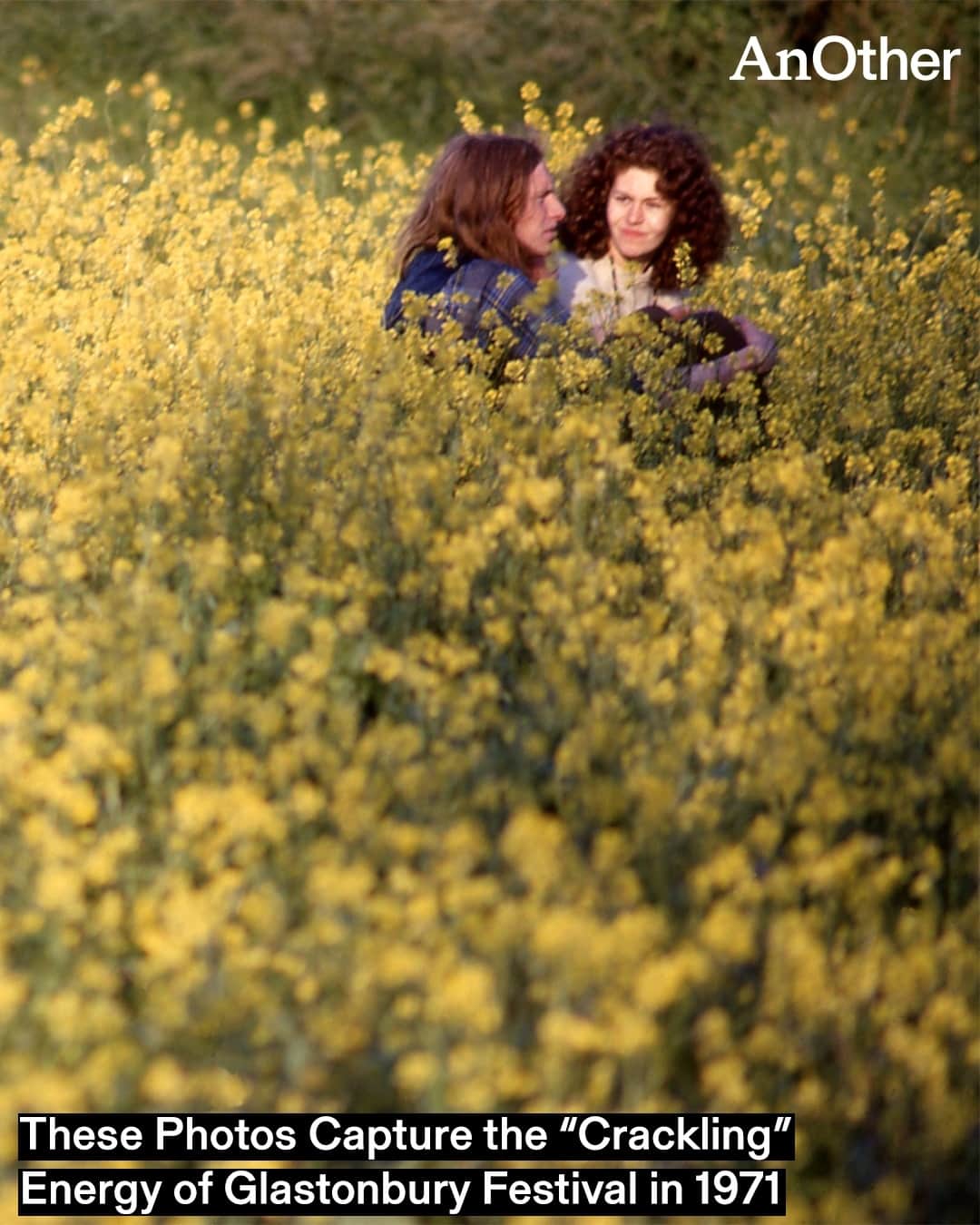 AnOther Magazineのインスタグラム：「“As we arrived [at Glastonbury Festival in 1971], everyone was smiling and coming up saying, ‘Welcome, great to see you!’ There was a sense of anticipation and electricity in the air” – #PaulMisso⁠ ⁠ The photographer’s new @idea.ltd-published book captures the “tangible, crackling energy” of the festival in 1971. At the link in bio, Misso talks about why that first trip there changed his life forever 📲⁠ ⁠ 📸 Glastonbury Festival 1971 by Paul Misso, courtesy of IDEA Books」