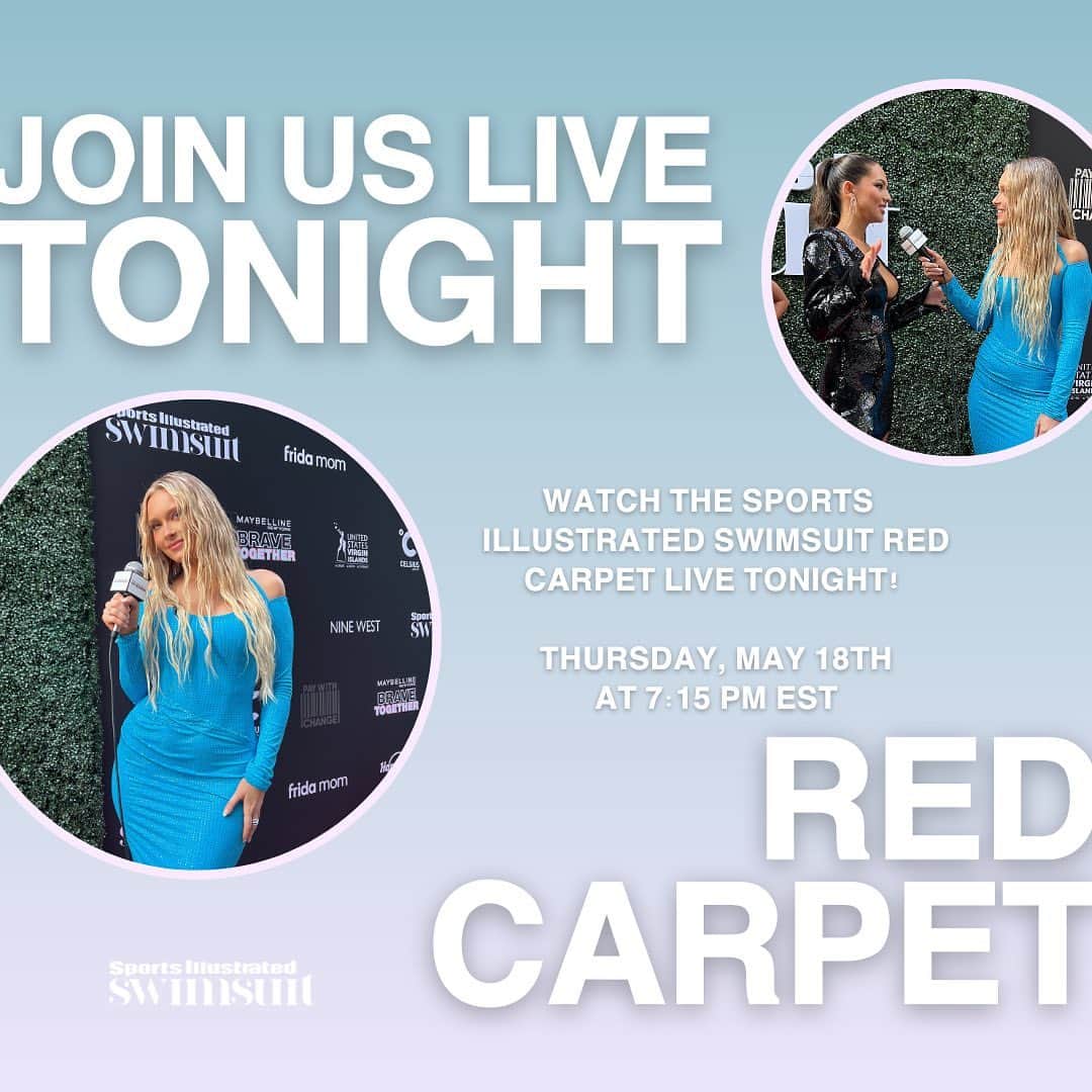 Sports Illustrated Swimsuitさんのインスタグラム写真 - (Sports Illustrated SwimsuitInstagram)「Join us LIVE tonight from the red carpet @hardrockhotelnyc for the highly anticipated #SISwim23 Launch Party! 👙  Be sure to tune in at 7:15 p.m. EST through the #linkinbio as we take you inside the exclusive celebration, hosted by Camille Kostek and Swimsuit fashion editor Margot Zamet.   Get a firsthand look at the glamorous event and catch interviews with SI Swimsuit models as they reveal their favorite @amazonlive purchases. This is an event you won't want to miss! ✨」5月19日 2時41分 - si_swimsuit