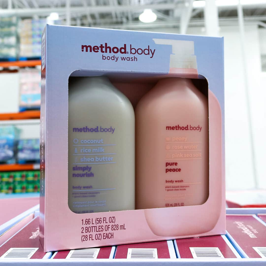 Costcoさんのインスタグラム写真 - (CostcoInstagram)「Try this body wash in two different scents: Simply Nourish and Pure Peace! 🥥🌹  Available at Costco warehouses: Method Body Wash 2 Pack」5月19日 3時02分 - costco