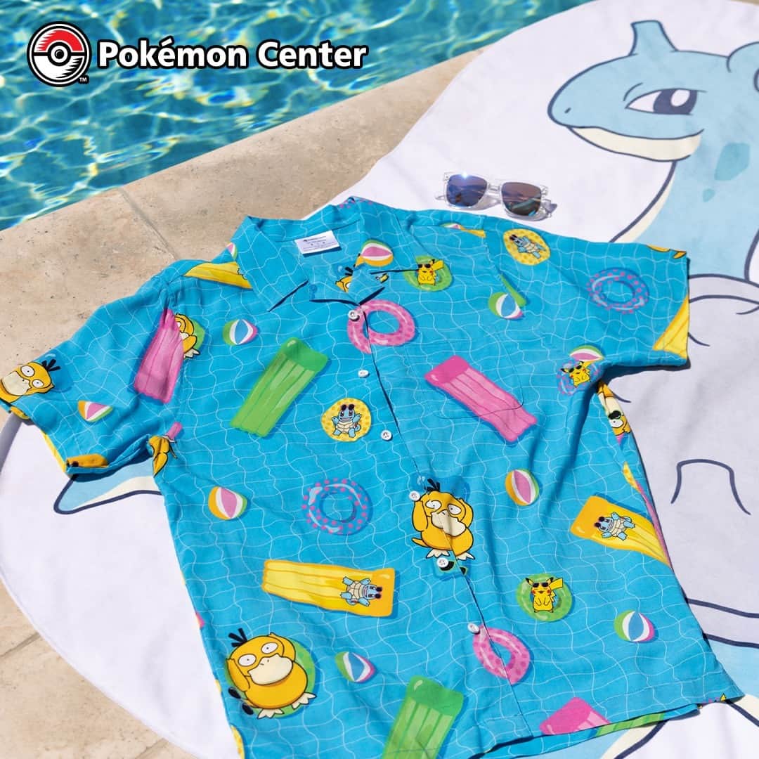 Pokémonさんのインスタグラム写真 - (PokémonInstagram)「Swipe through to take a peek at some of our fun new summery patterns and head over to Pokémon Center to check out the full collection! 🌴  Not enough? 📸 Tap into our story for some new festive wallpapers!  Shop now at link in bio.」5月19日 4時00分 - pokemon