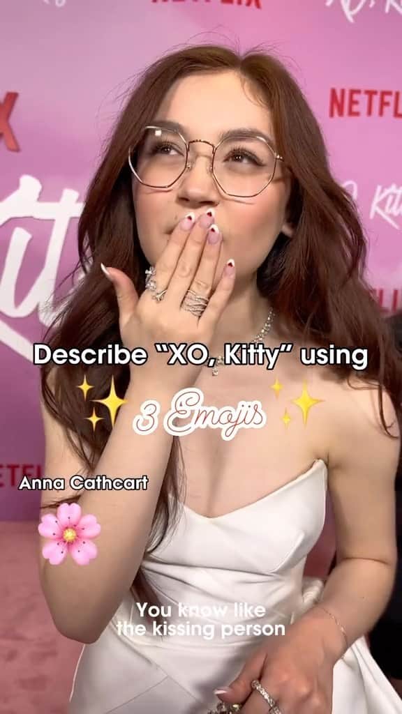 Teen Vogueのインスタグラム：「Ok but these emojis are getting me so excited to watch #XOKitty today! Get to know the cast at the link in bio 😍💕🫰」