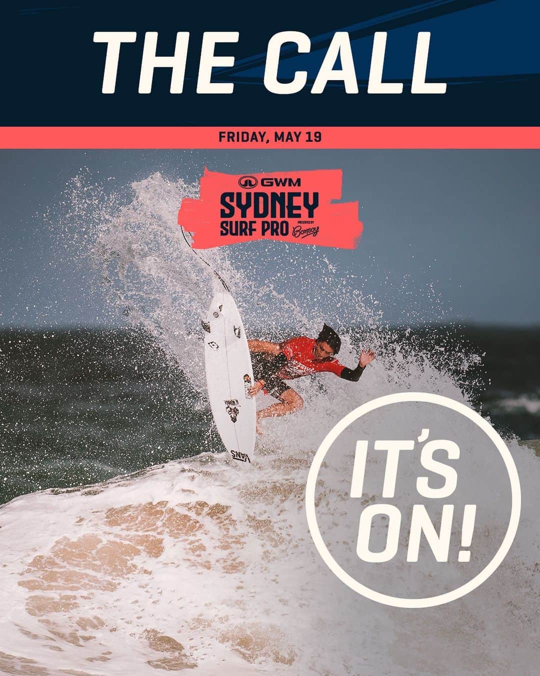 世界プロサーフィン連盟（WSL）のインスタグラム：「The @gwmaustralia #SydneySurfPro is ON!  Watch live on worldsurfleague.com.  @originalbonsoy @destination_nsw」
