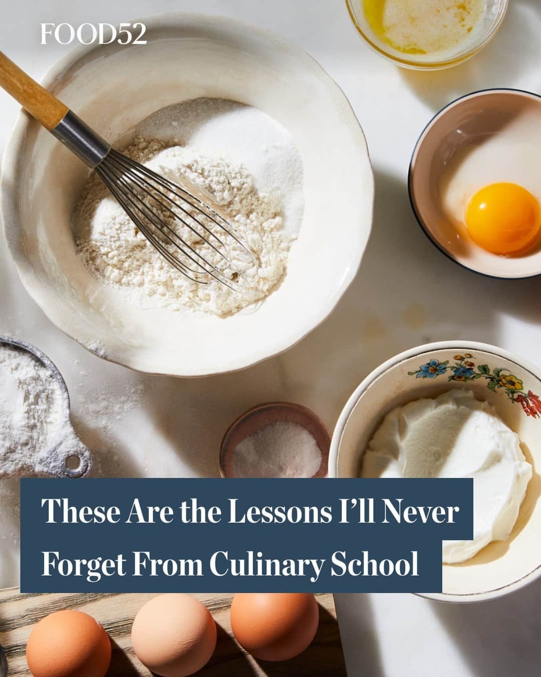 Food52のインスタグラム：「The fundamentals that forever changed the way @edible_words cooks and sees food. Click on the link in bio for her useful tips and tricks. 📸: @tymecham #f52community #f52grams」