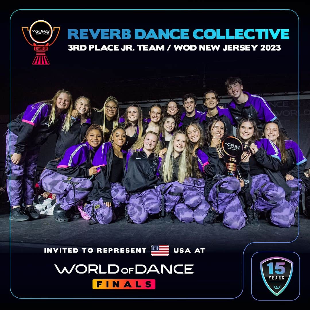 World of Danceさんのインスタグラム写真 - (World of DanceInstagram)「Congratulations to the winners of World of Dance Championship Series New Jersey 2023! 🏆   These teams are now qualified for World of Dance Finals, August 11th-14th at the Anaheim Convention Center!  ➡️ Swipe to see our champs and make sure to leave some love in the comments!🔥  TEAM DIVISION 🥇Creative Reaction @creativereactioncompany 🥈Academy of Phresh @iamphresh_ 🥉Creative Contemp. @creativereactioncompany  JR TEAM DIVISION 🥇Next Level @adrenaline_nova 🥈Phresh Pham @iamphresh_ 🥉Reverb Dance Collective @reverbdanceco  Thanks, to all the competing teams, showcase teams that took our stage, see you at finals! 🙏  #wodnj23 #worldofdance」5月19日 6時07分 - worldofdance