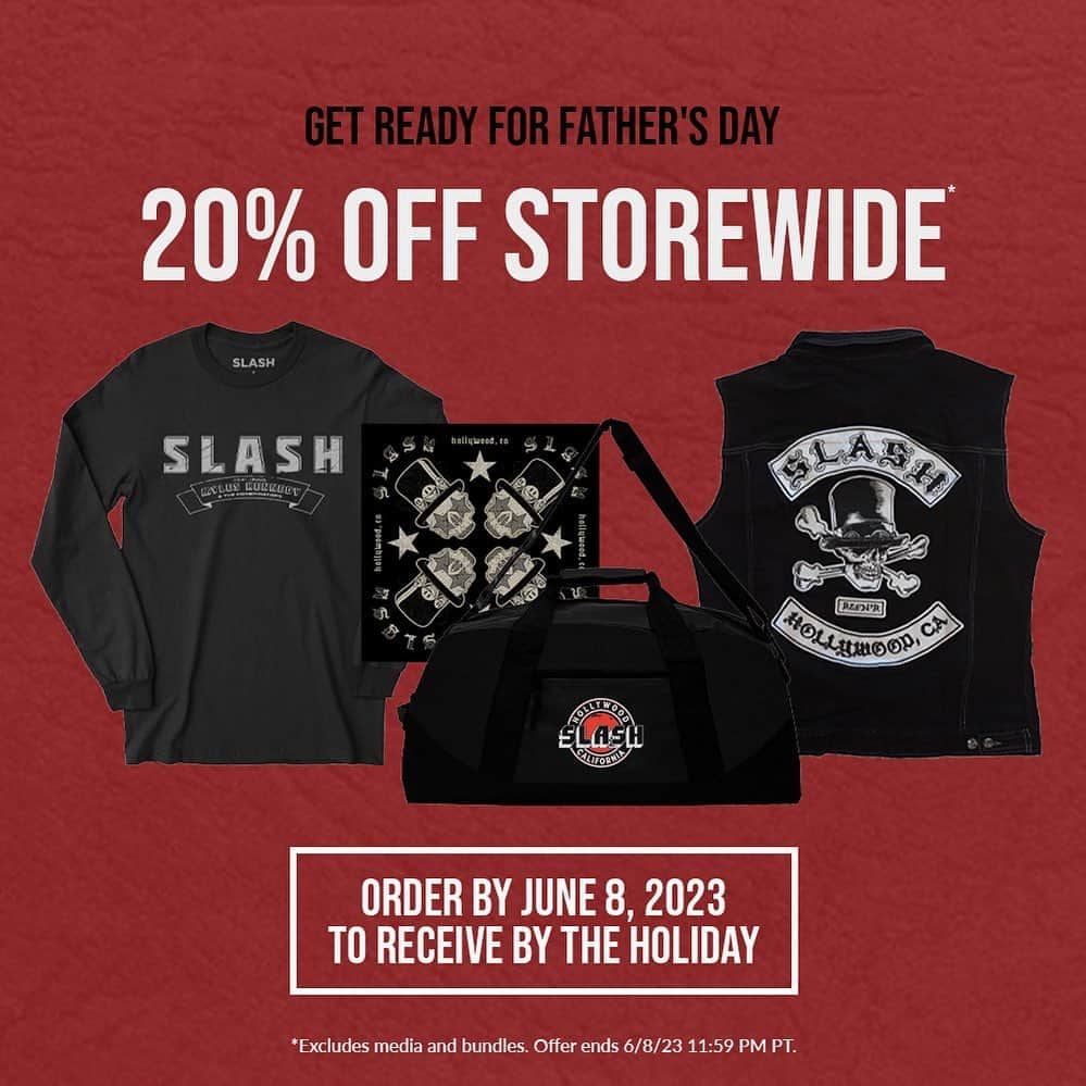 スラッシュさんのインスタグラム写真 - (スラッシュInstagram)「Father's Day Sale! Shop 20% OFF Storewide. #slashnews」6月3日 3時06分 - slash