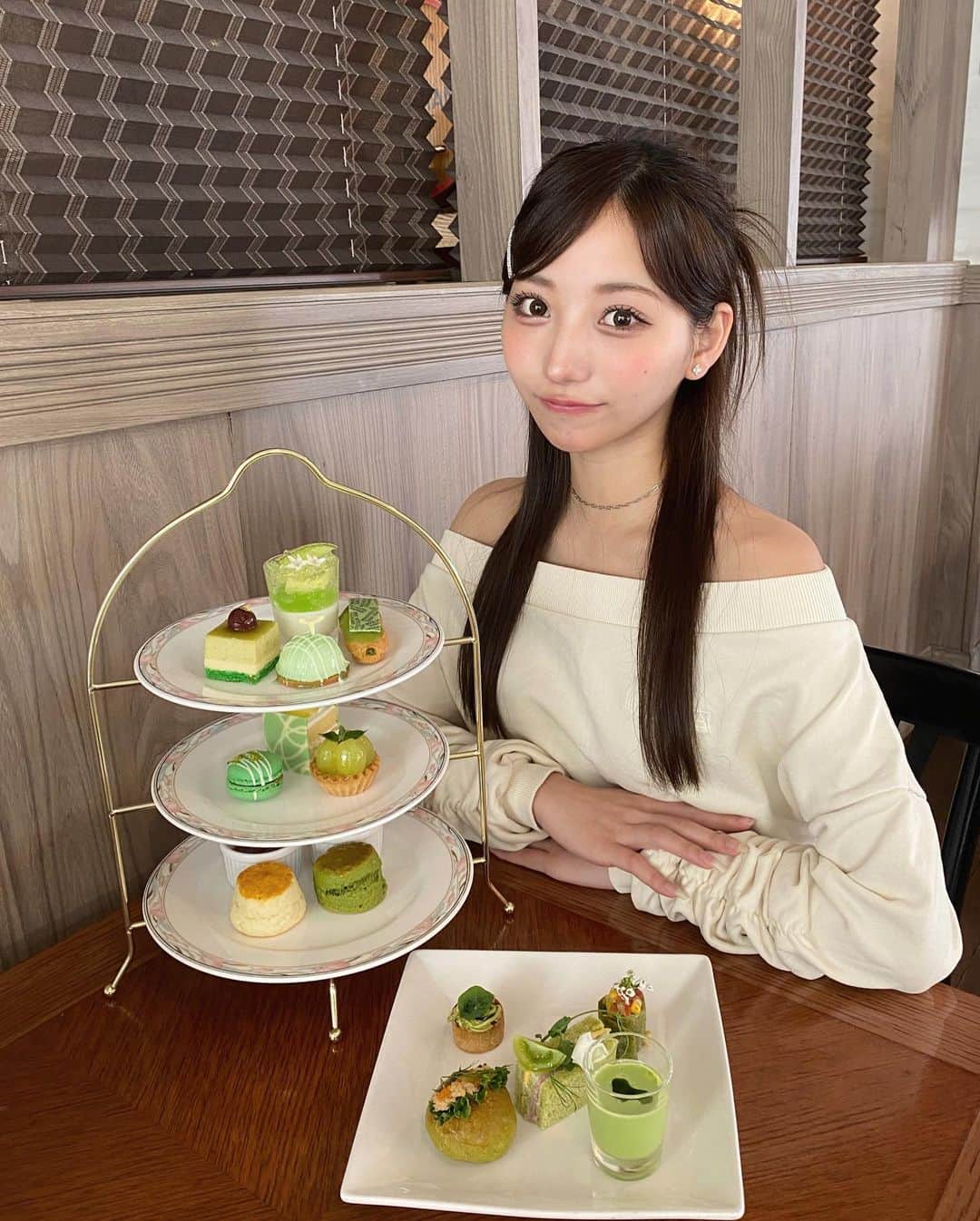 のインスタグラム：「💚  緑好きー♡」