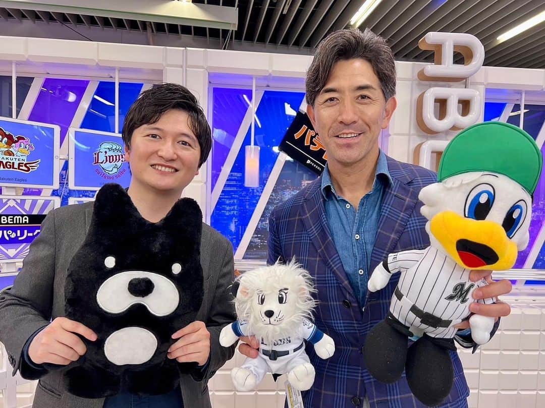 G.G.佐藤のインスタグラム：「今週のバズ!パ・リーグの収録して来ましたー！ 台風で野球がなくて寂しいみんな、是非見てねー！ #バズパ 23時〜⚾️▶︎abe.ma/3OOWJUd」