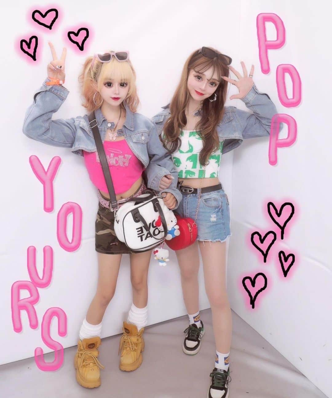 高畑麻優さんのインスタグラム写真 - (高畑麻優Instagram)「POP YOURS DAY2🩵🩷  ほんっっとに余韻すぎる、、🥲 BAD HOP と THE HOPE も楽しみ~~🎶🩷」6月2日 20時45分 - 04__m.aa